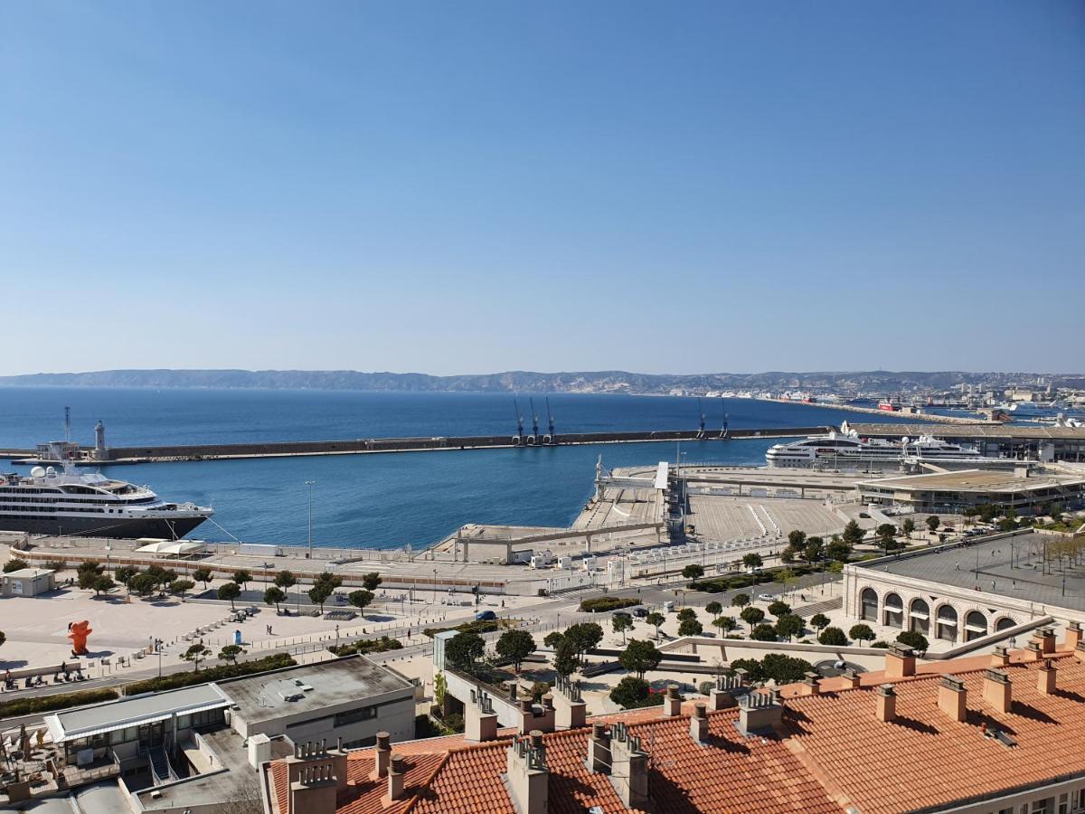 Vieux-Port, Panier, Magnifique Studio Avec Vue Sur Mer Marsella Exterior foto